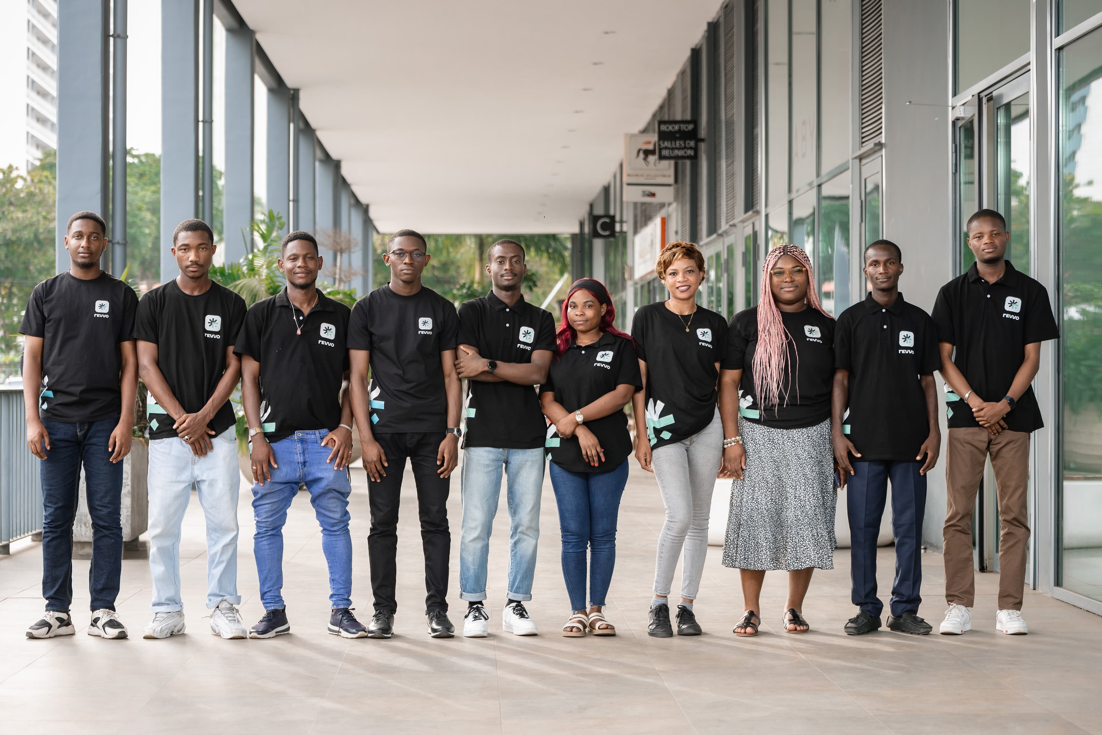 L'équipe Revvo à Abidjan